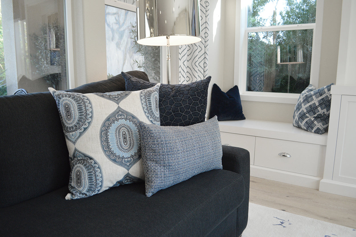 D.V. Kap Home Passata Pillow - Blue