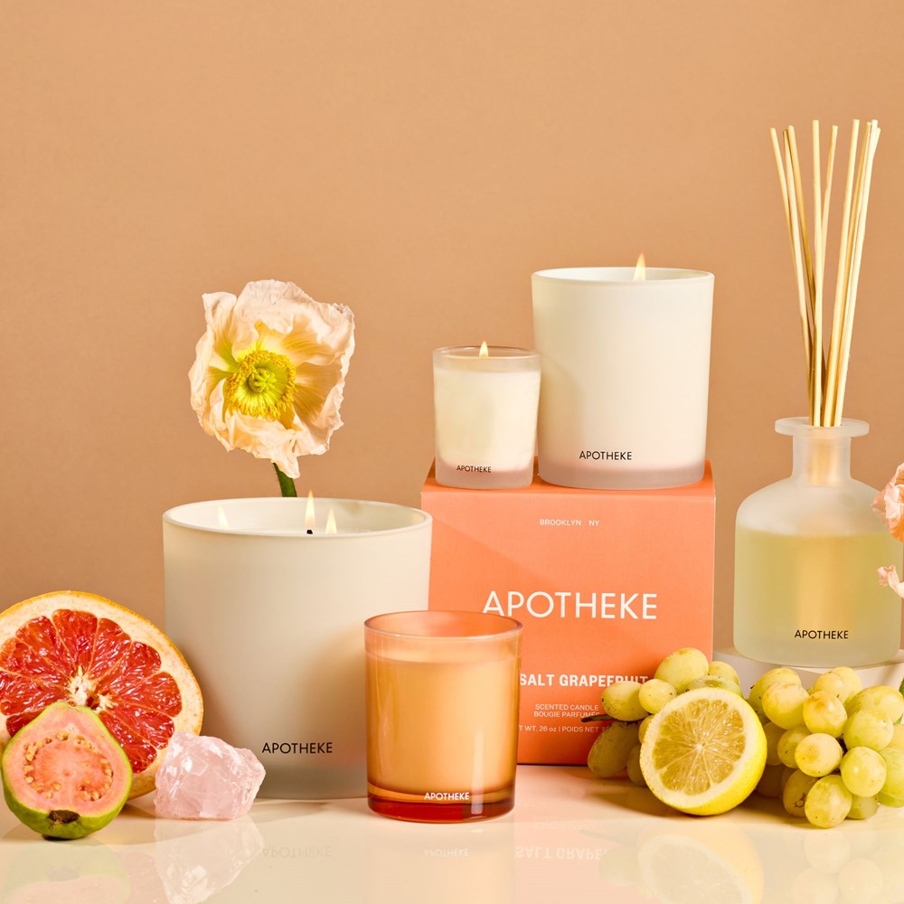Apotheke Sea Salt Grapefruit Votive Candle