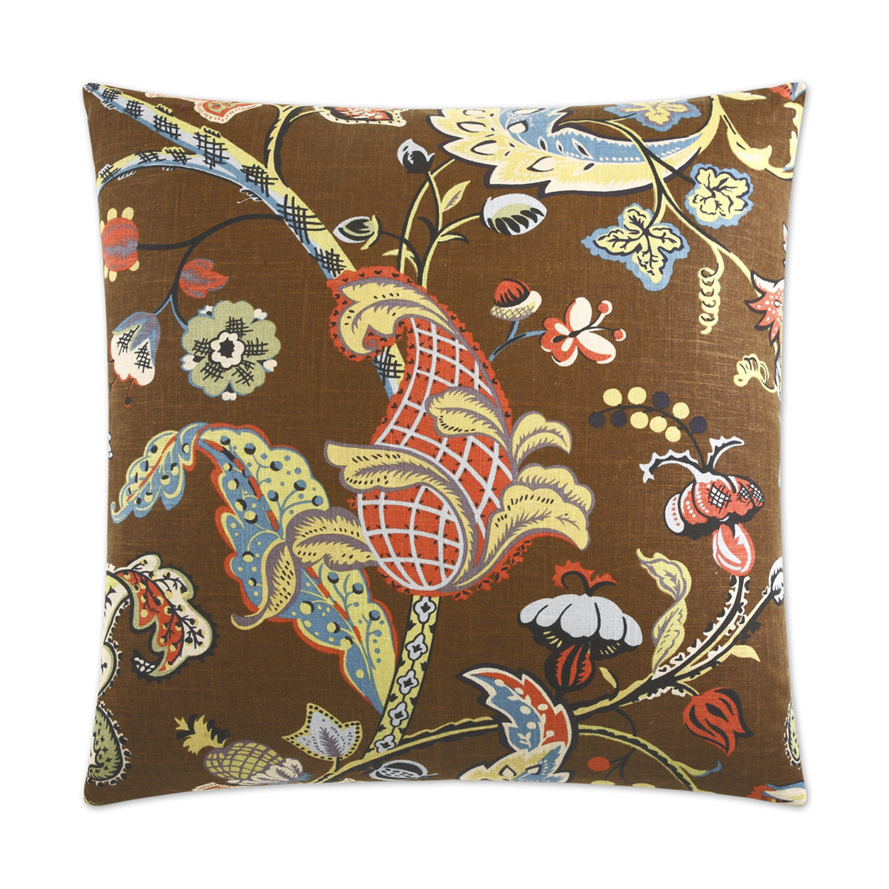 D.V. Kap Home Wilmington Pillow - Chocolate