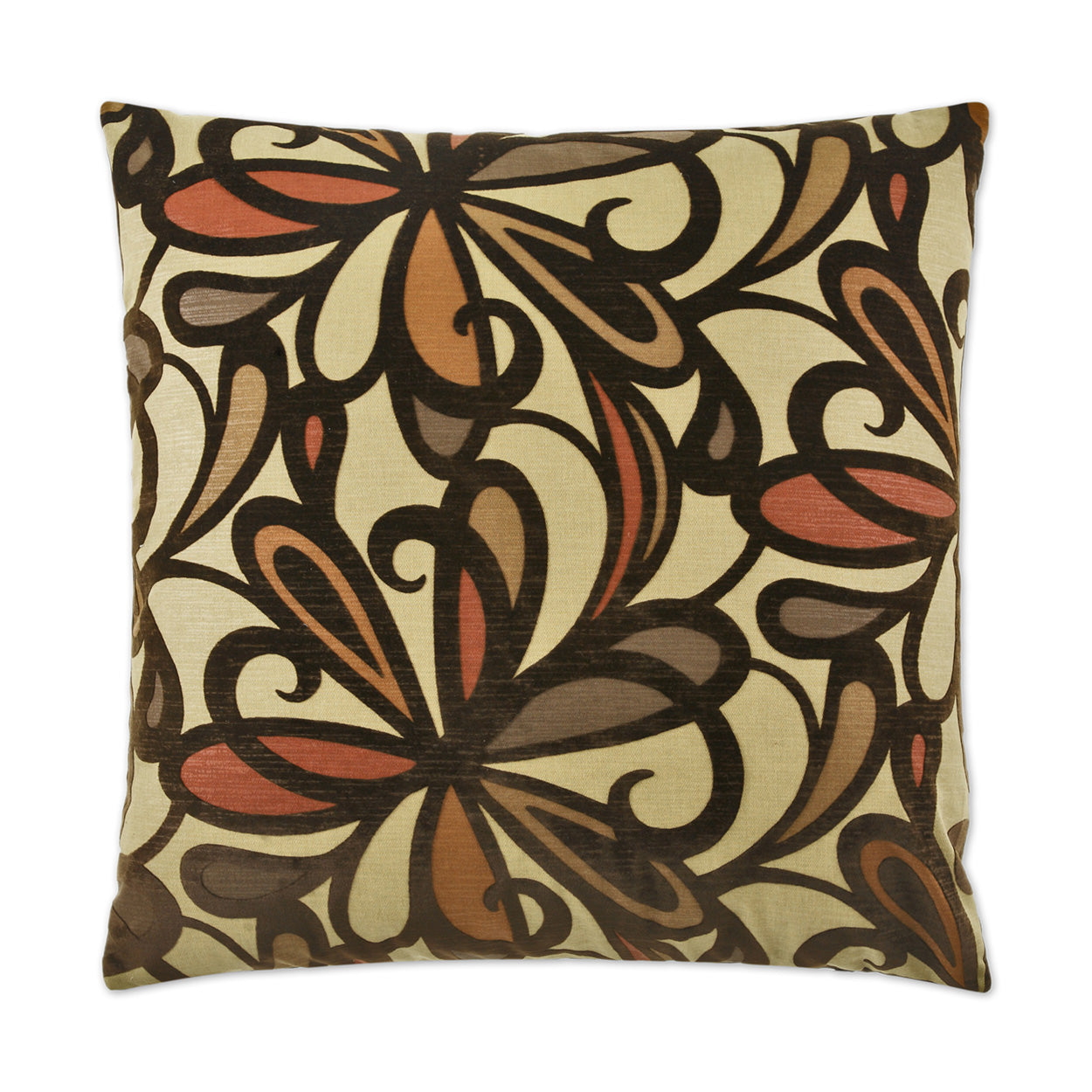 D.V. Kap Home Fanfare Pillow - Burgundy