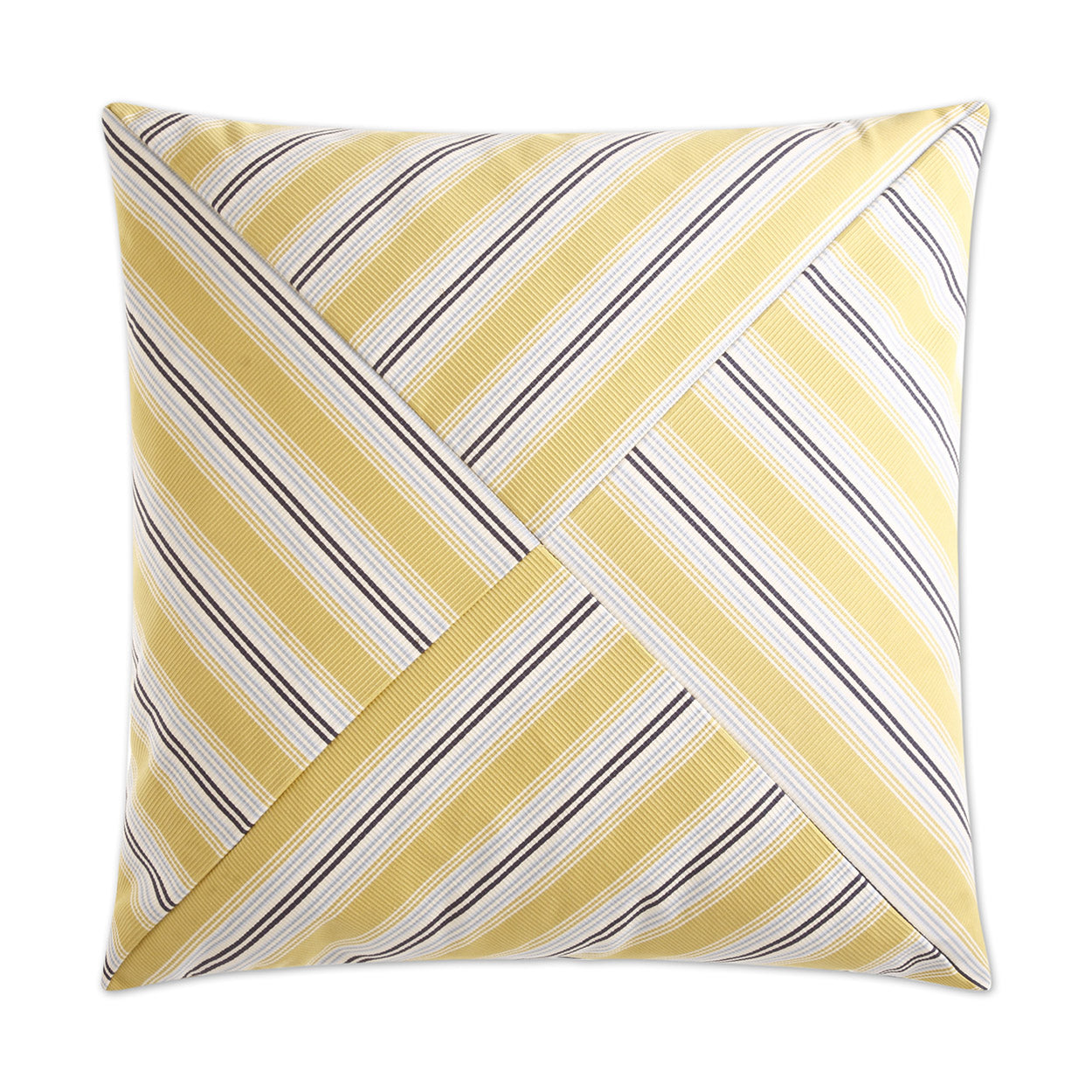 D.V. Kap Home Ottoman Stripe Pillow - Yellow