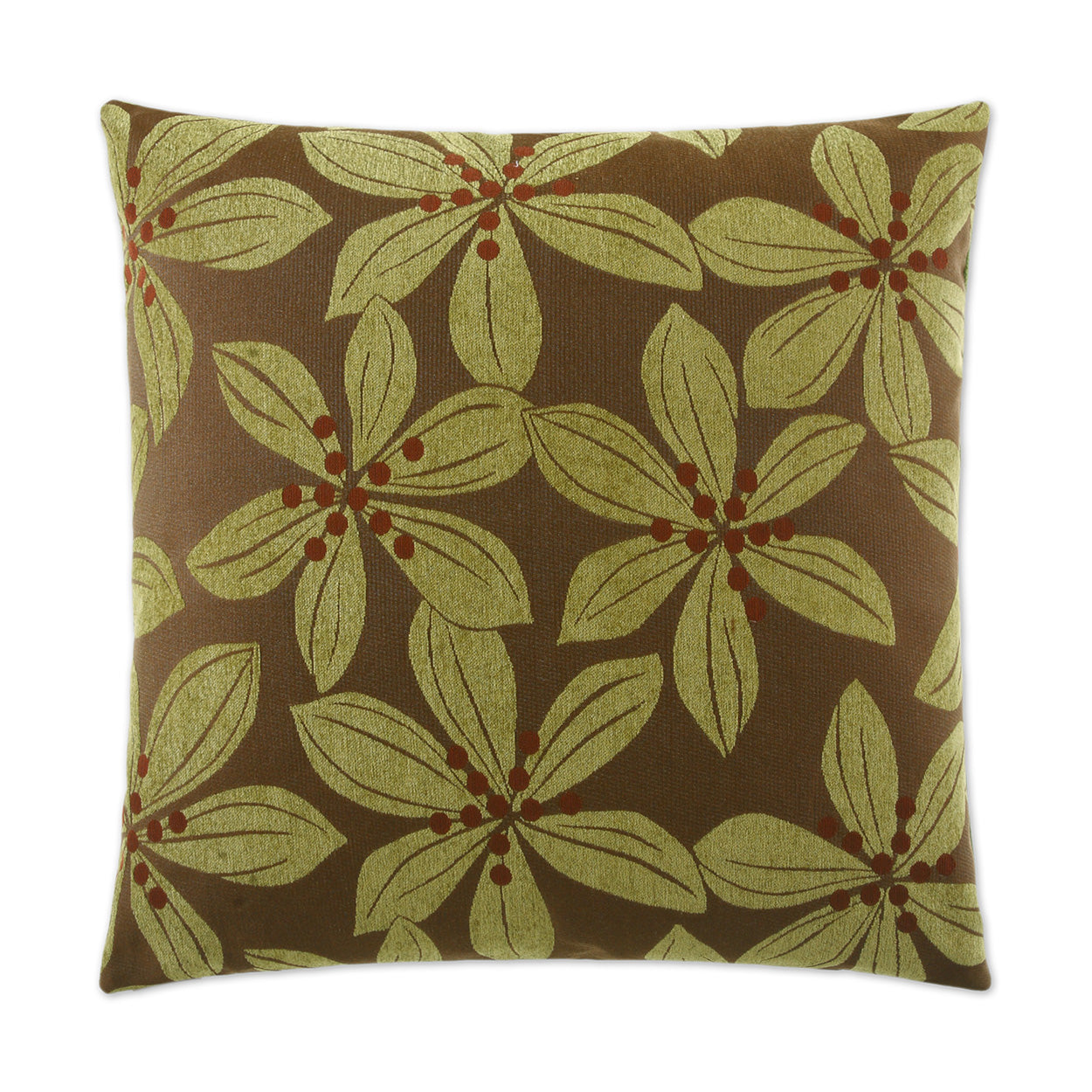 D.V. Kap Home Tropical Leaf Pillow - Green