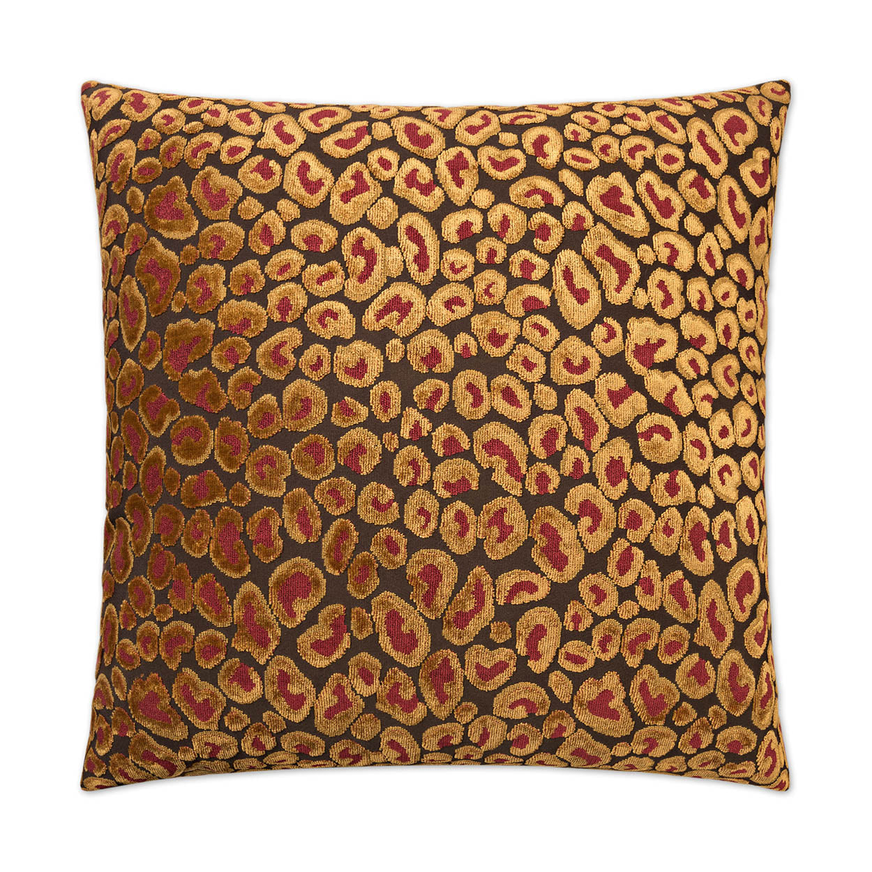 D.V. Kap Home Cheetah Pillow - Ruby