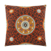 D.V. Kap Home Tribal Thread Pillow - Rust