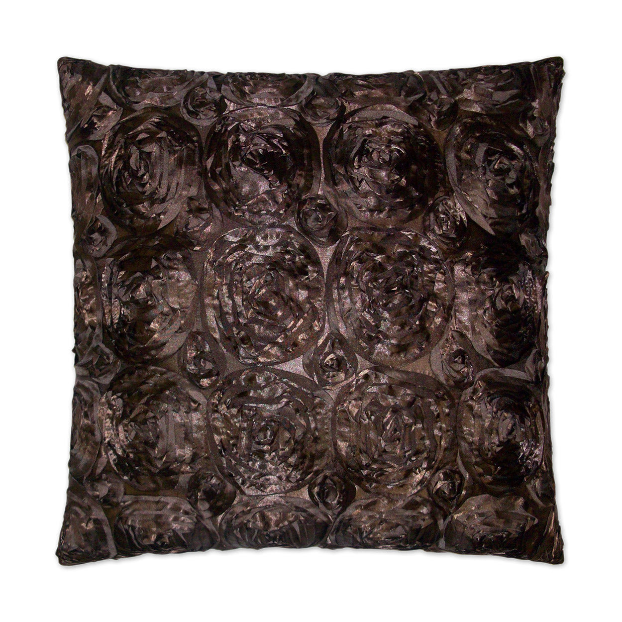 D.V. Kap Home Silk Roses Pillow - Brown