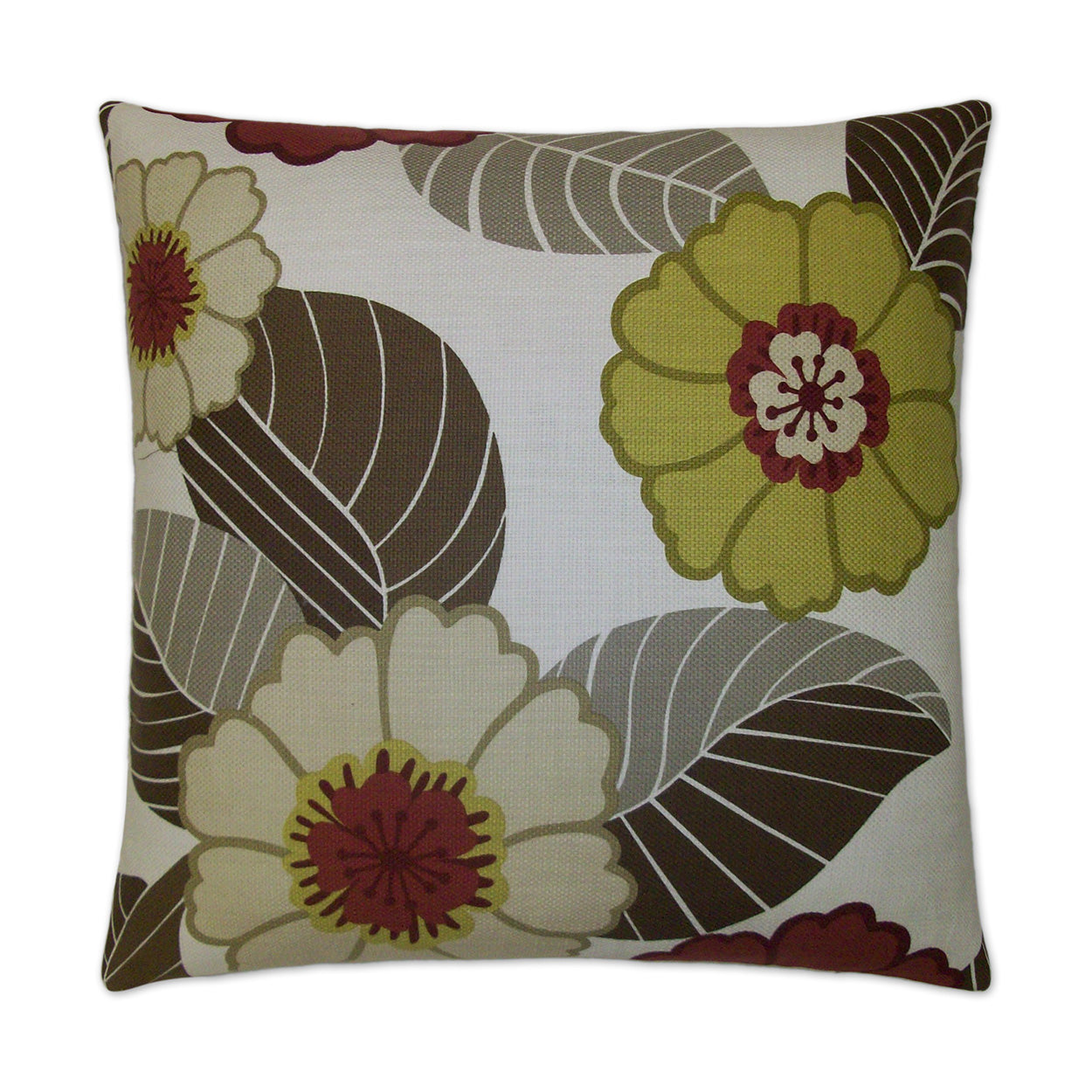 D.V. Kap Home Flower Power Pillow - Chartreuse