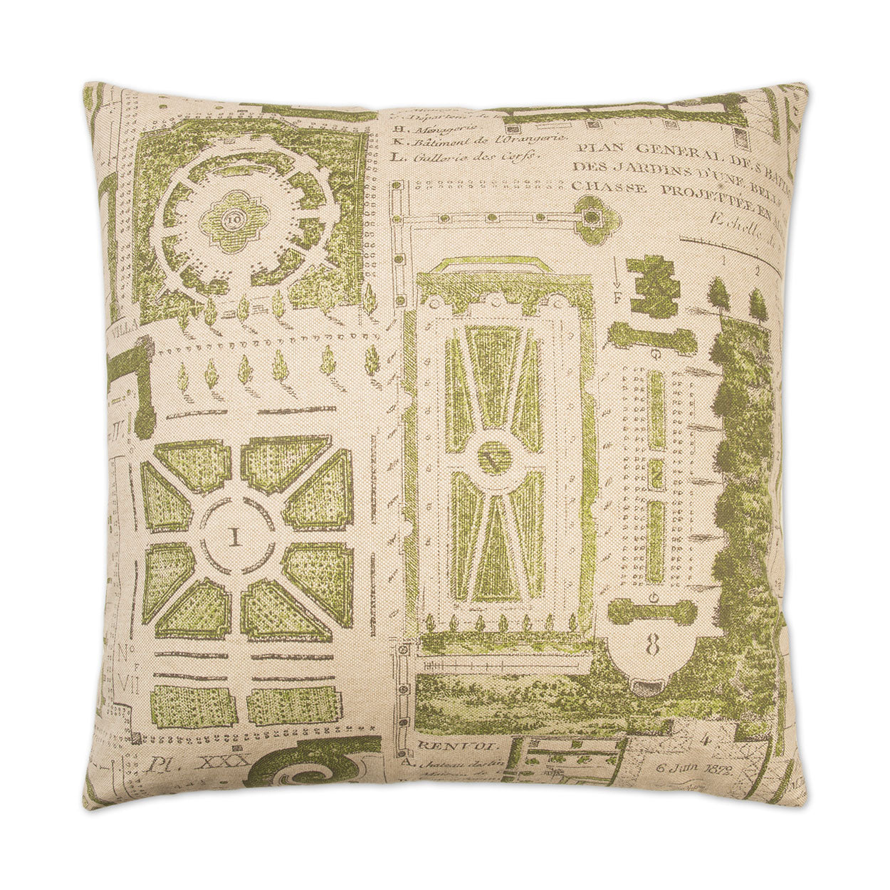 D.V. Kap Home Jardin Pillow - Green