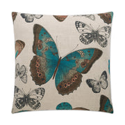 D.V. Kap Home Madame Butterfly Pillow - Turquoise