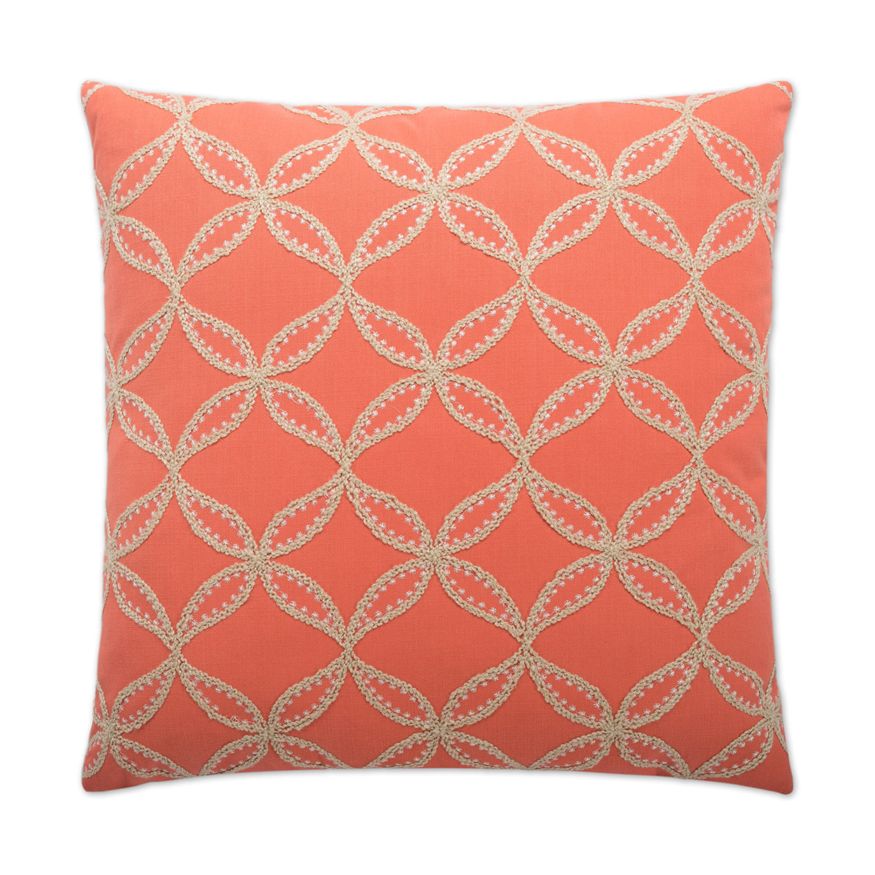 D.V. Kap Home Tanjib Pillow - Salmon