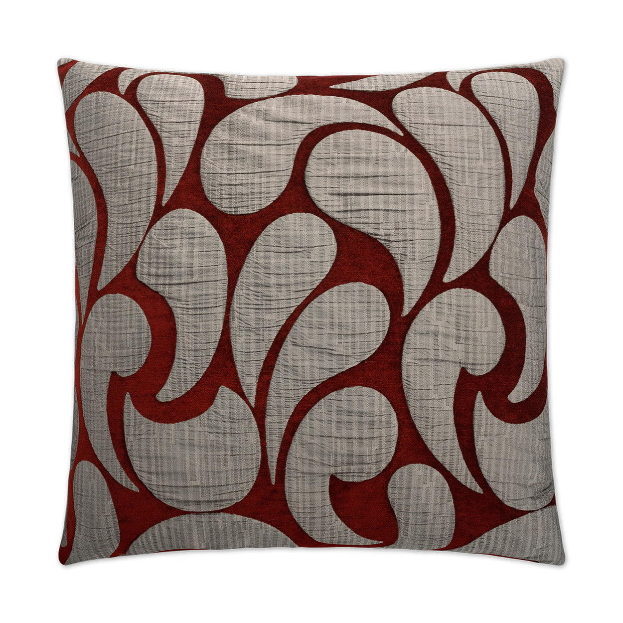 D.V. Kap Home Drizzle Pillow - Ruby
