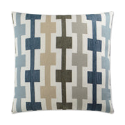 D.V. Kap Home Hopscotch Pillow - Blue