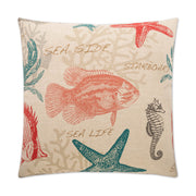 D.V. Kap Home Carolina Pillow - Turquoise