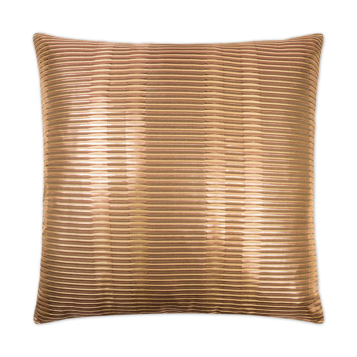 D.V. Kap Home Grid Pillow - Copper