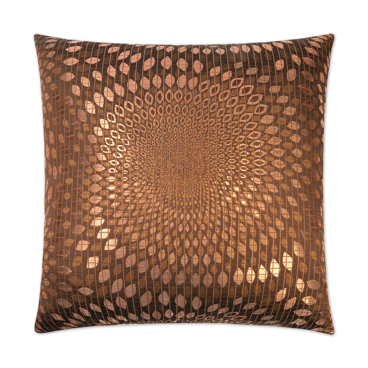 D.V. Kap Home Whirl Pillow - Copper