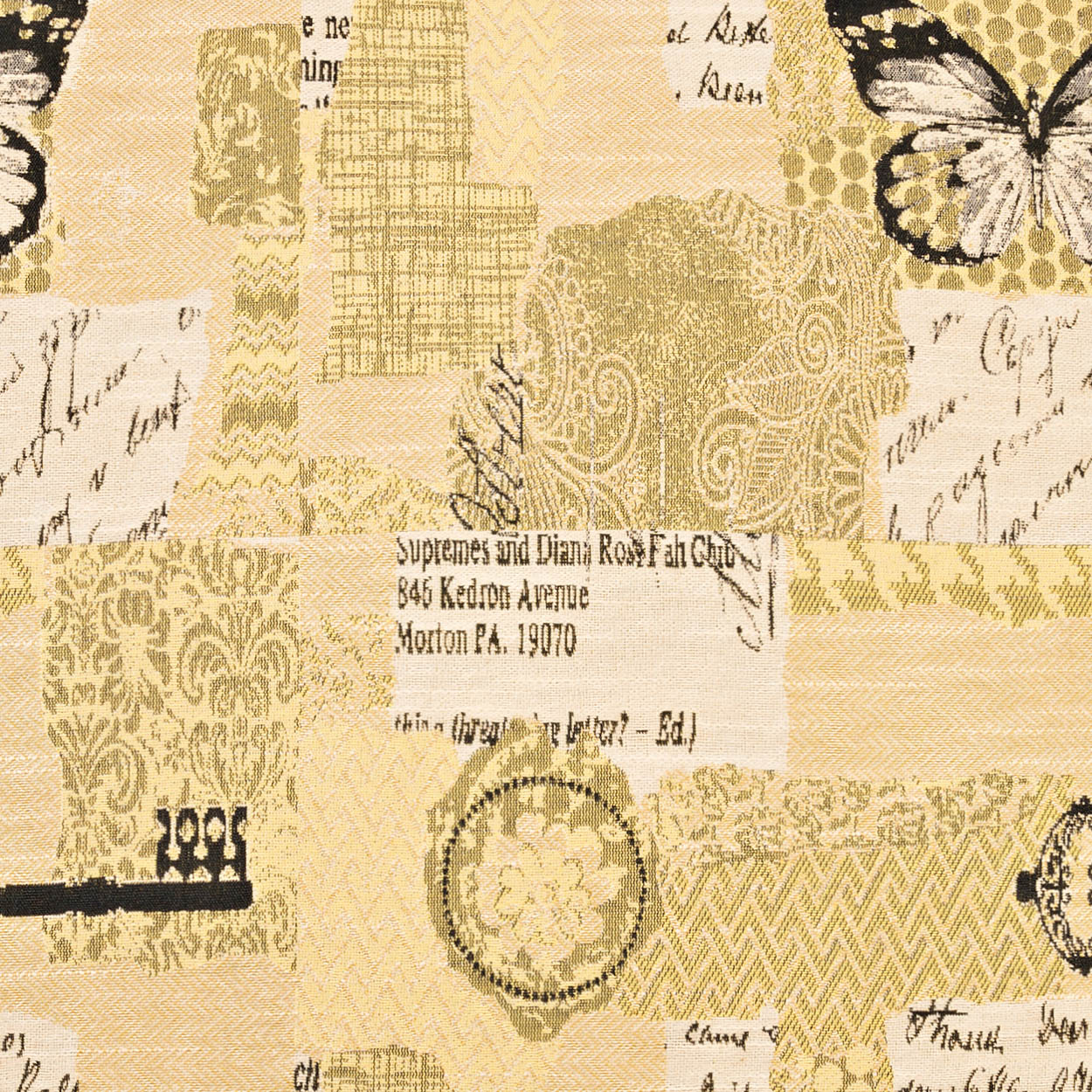 D.V. Kap Home Copy Paste Pillow - Yellow