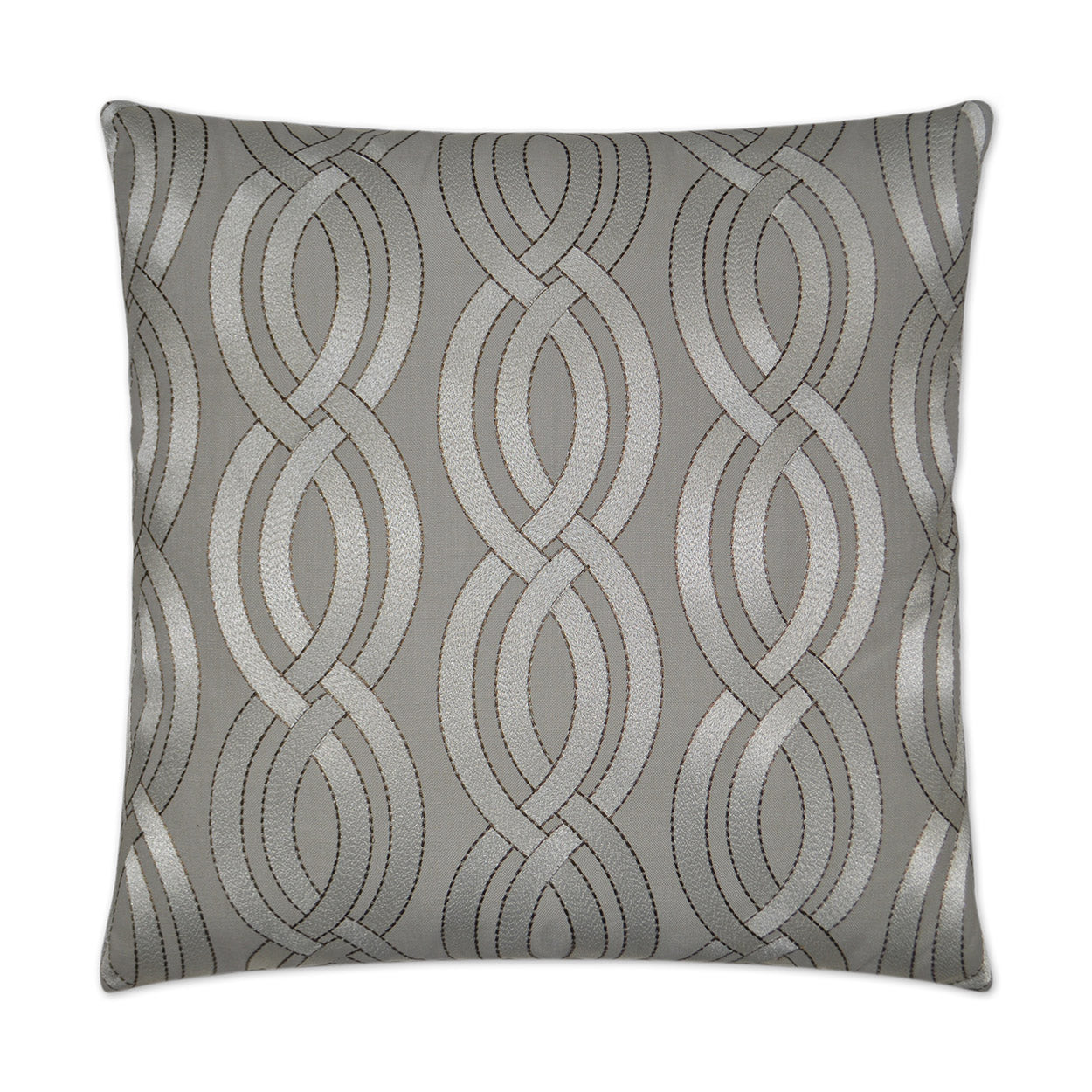 D.V. Kap Home Winding Path Pillow - Grey