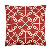 D.V. Kap Home Knots Pillow - Red