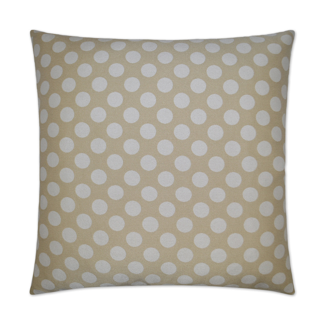 D.V. Kap Home Polka Dots Pillow - Cream