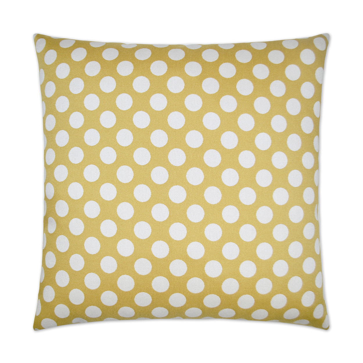D.V. Kap Home Polka Dots Pillow - Gold