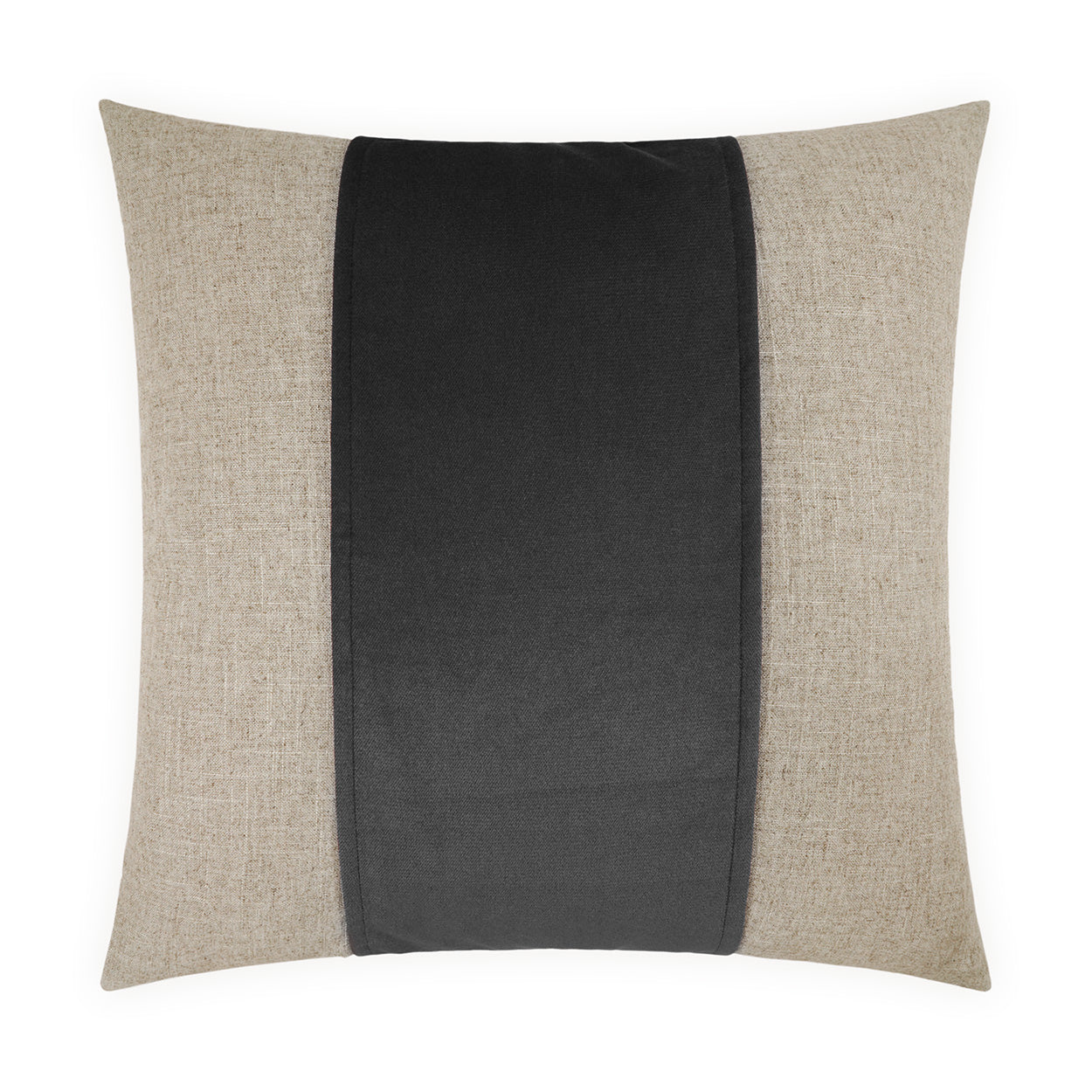 D.V. Kap Home Jefferson Pillow - Charcoal