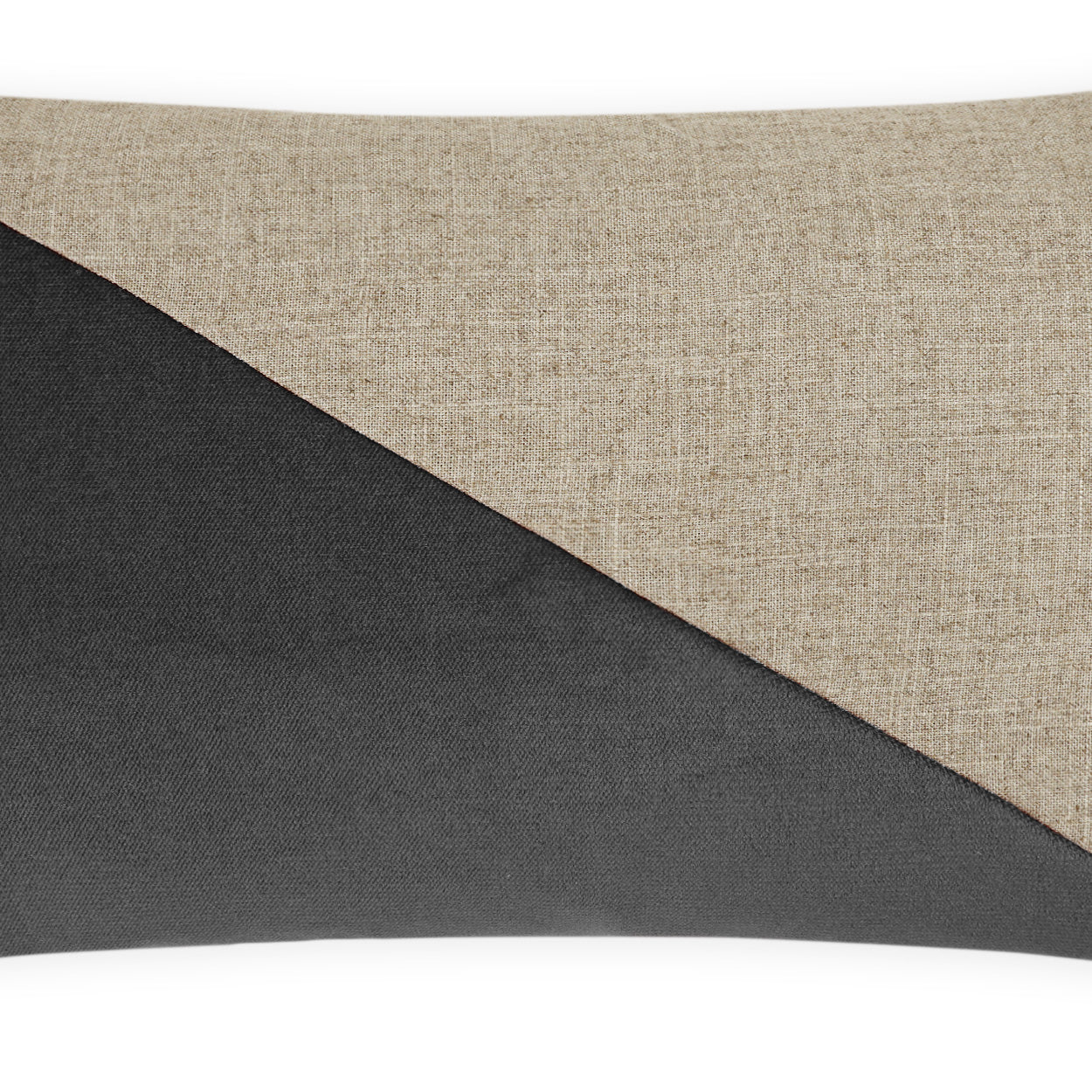 D.V. Kap Home Jefferson Lumbar Pillow - Charcoal
