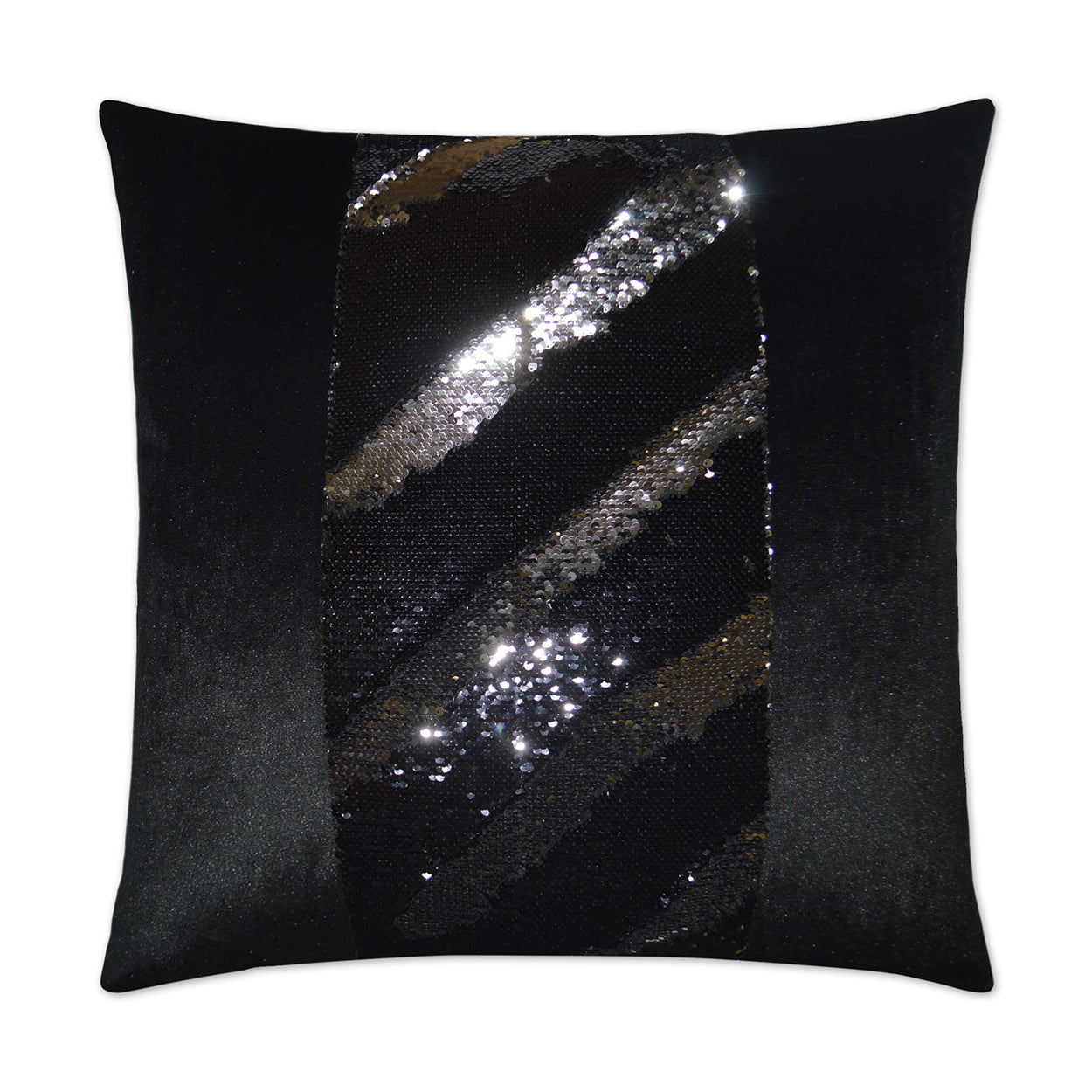 D.V. Kap Home Hylee II Pillow - Black/Silver