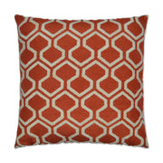 D.V. Kap Home Raw Edges Pillow - Paprika