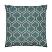 D.V. Kap Home Raw Edges Pillow - Turquoise