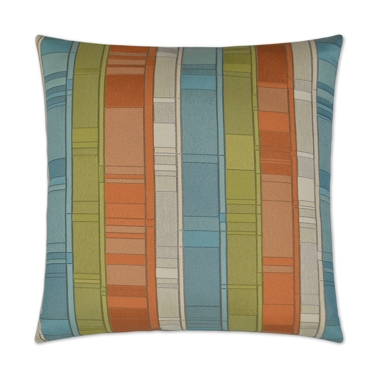 D.V. Kap Home Plaid Land Pillow - Catalina