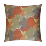 D.V. Kap Home Splatter Pillow - Tangerine