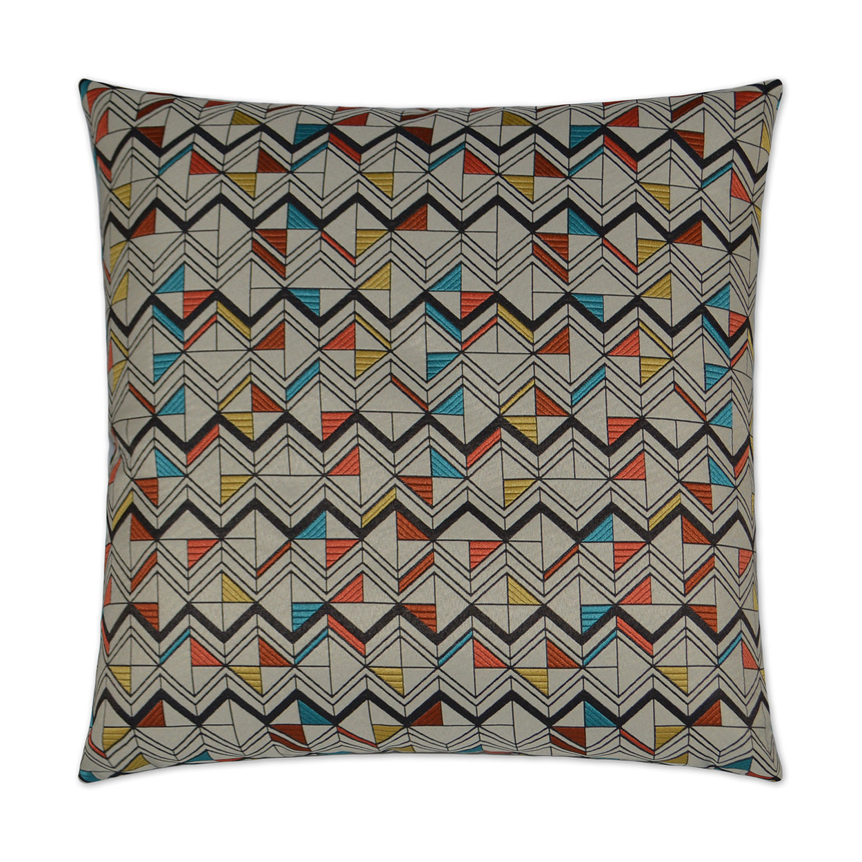 D.V. Kap Home Basenji Pillow - Multi