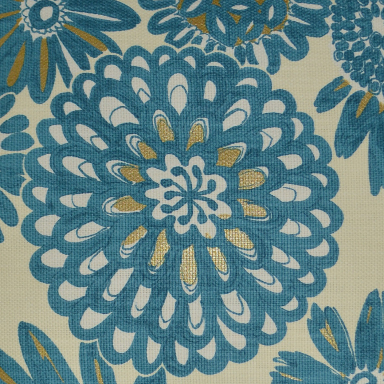 D.V. Kap Home Flower Pops Pillow - Peacock