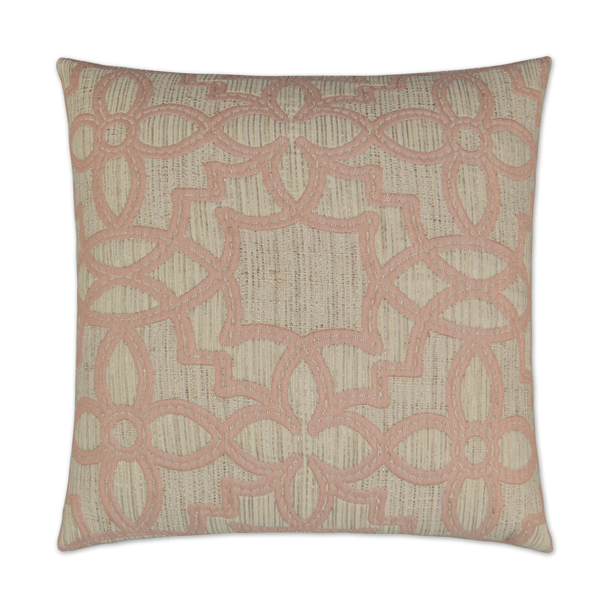D.V. Kap Home Arabesque Pillow - Blush