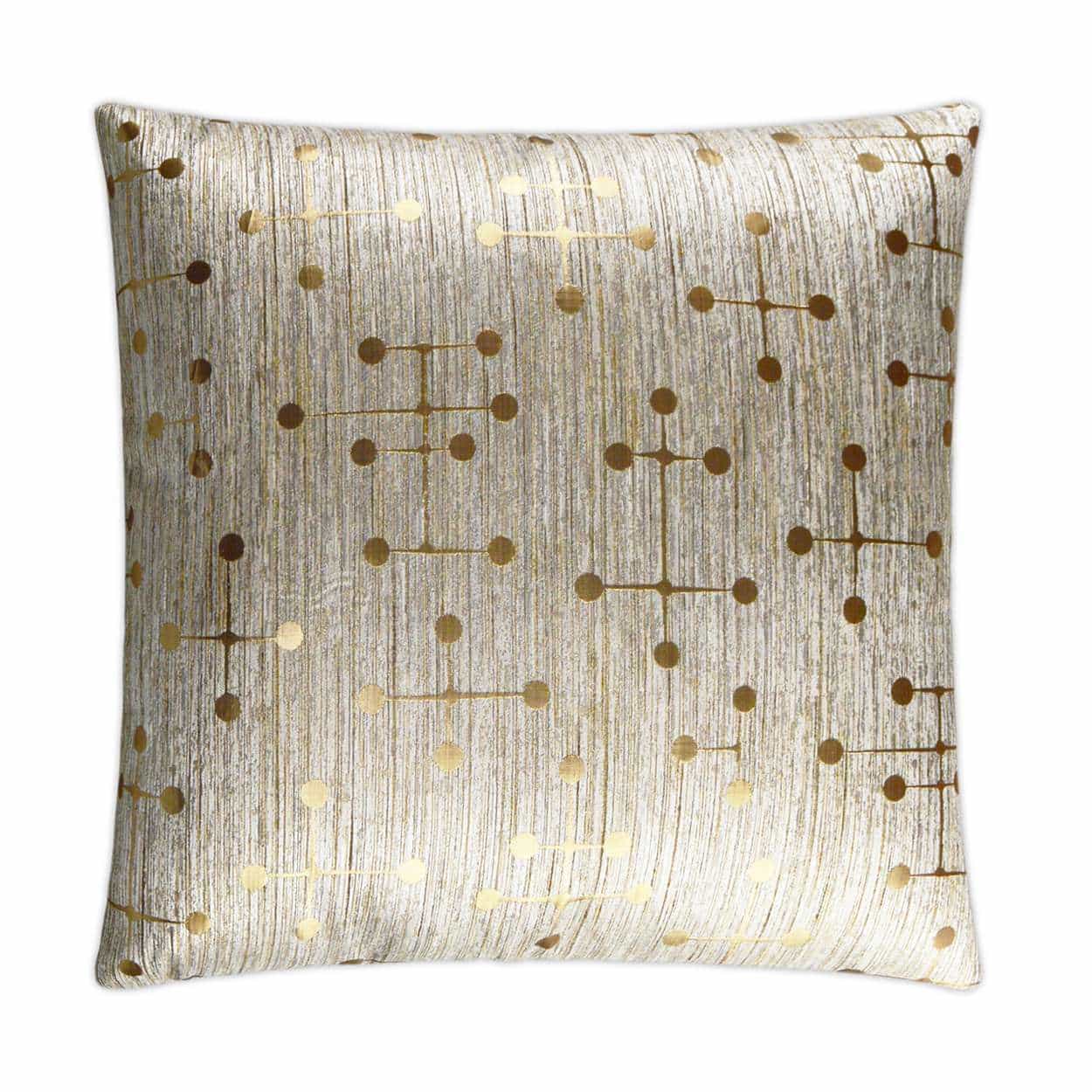 D.V. Kap Home Morse Pillow - Gold