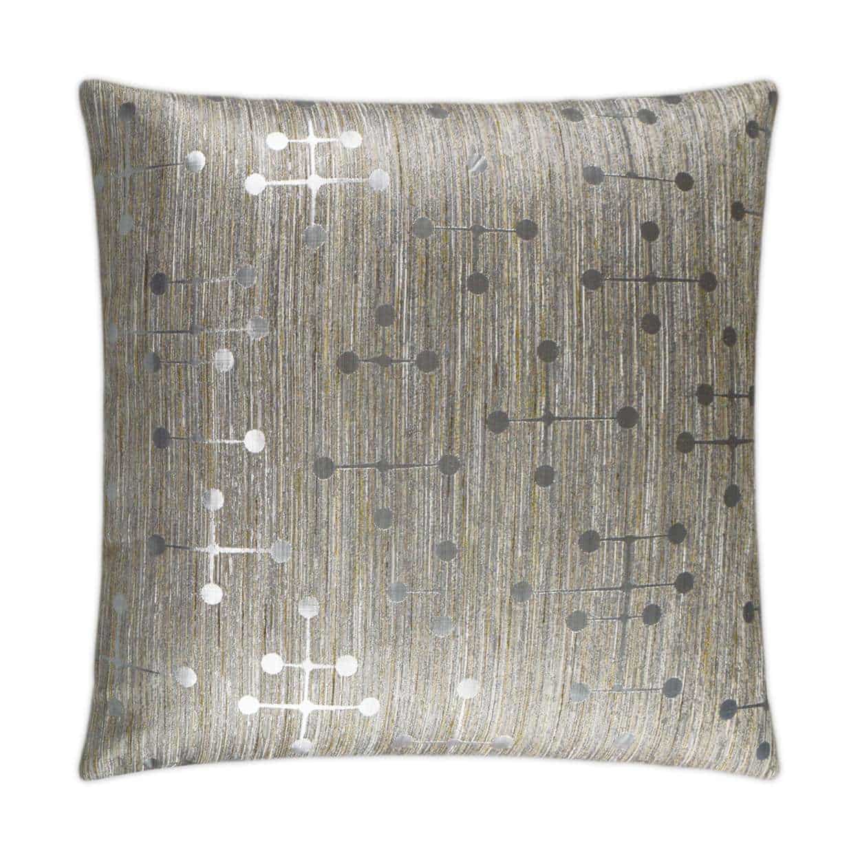 D.V. Kap Home Morse Pillow - Silver
