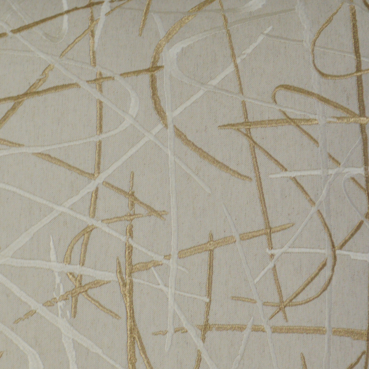 D.V. Kap Home Scribble Pillow - Gold