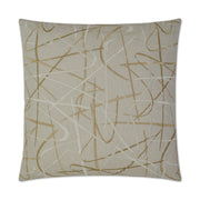 D.V. Kap Home Scribble Pillow - Gold