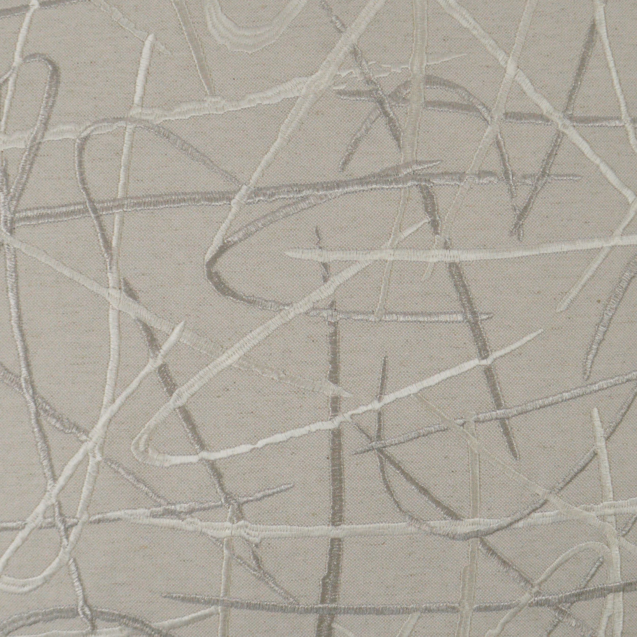 D.V. Kap Home Scribble Pillow - Silver