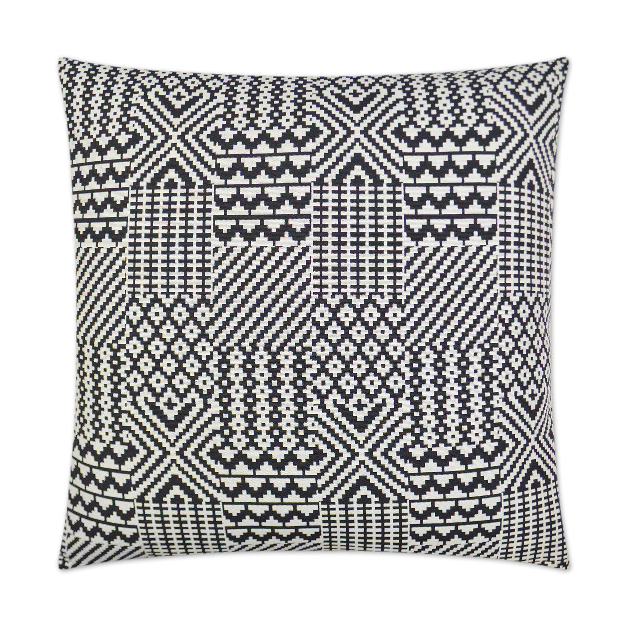 D.V. Kap Home Quilt Pillow - Black