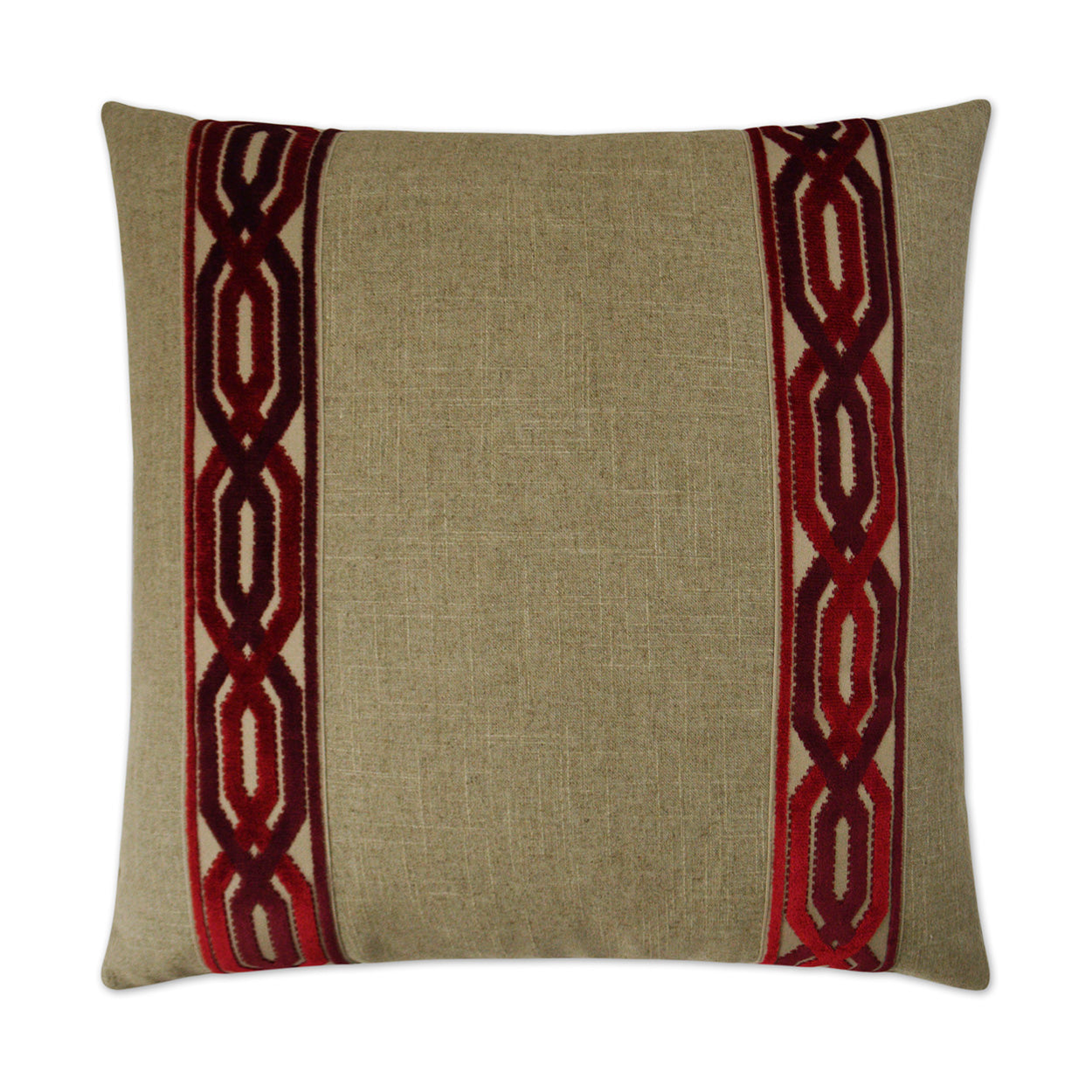 D.V. Kap Home Cannes Pillow - Red