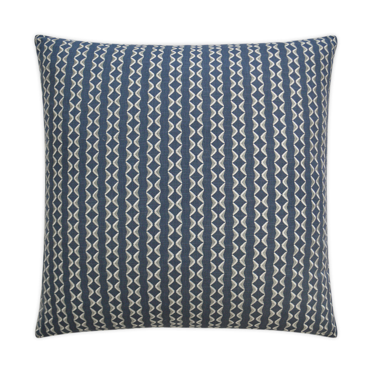 D.V. Kap Home Notch Pillow - Indigo