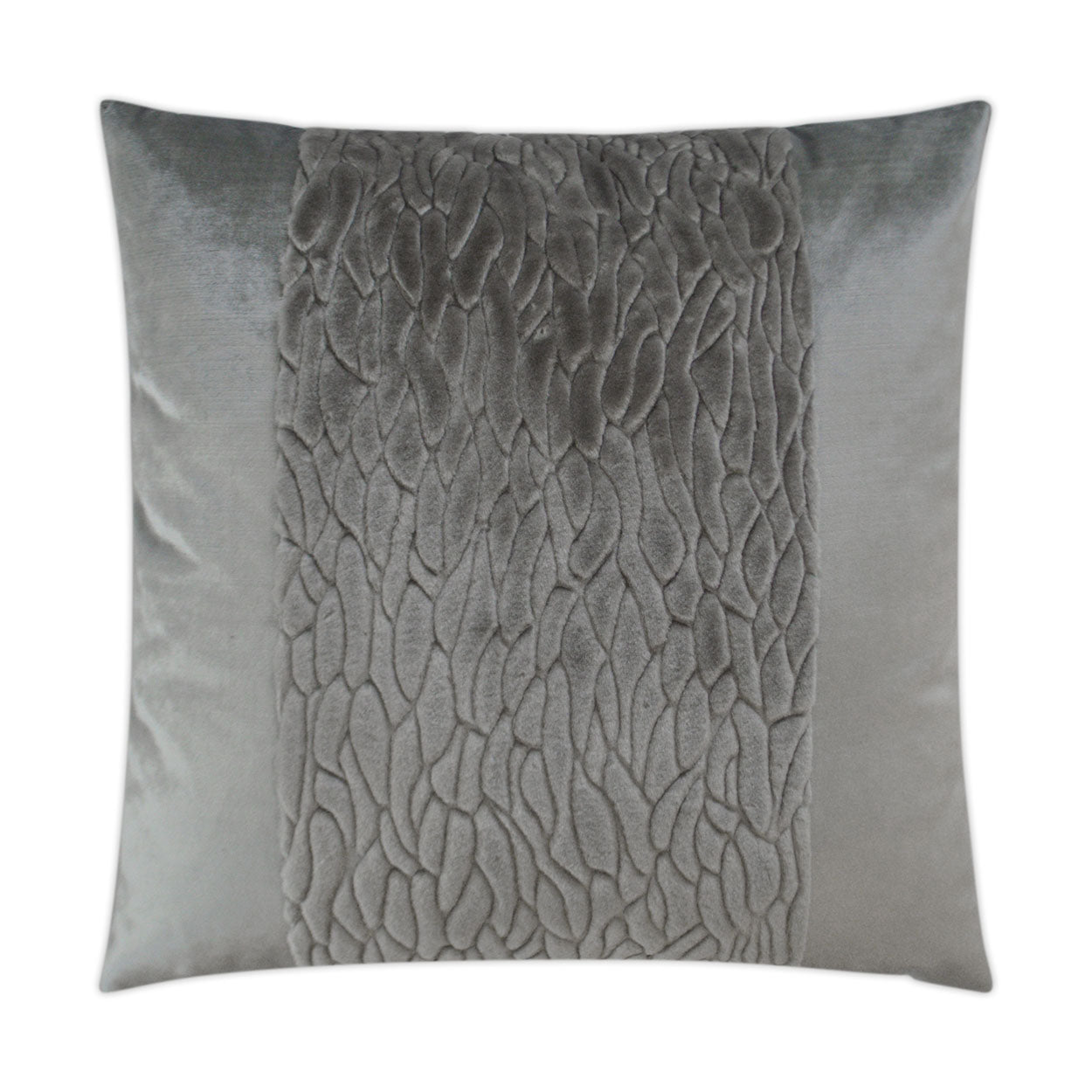 D.V. Kap Home Callard Band Pillow - Grey