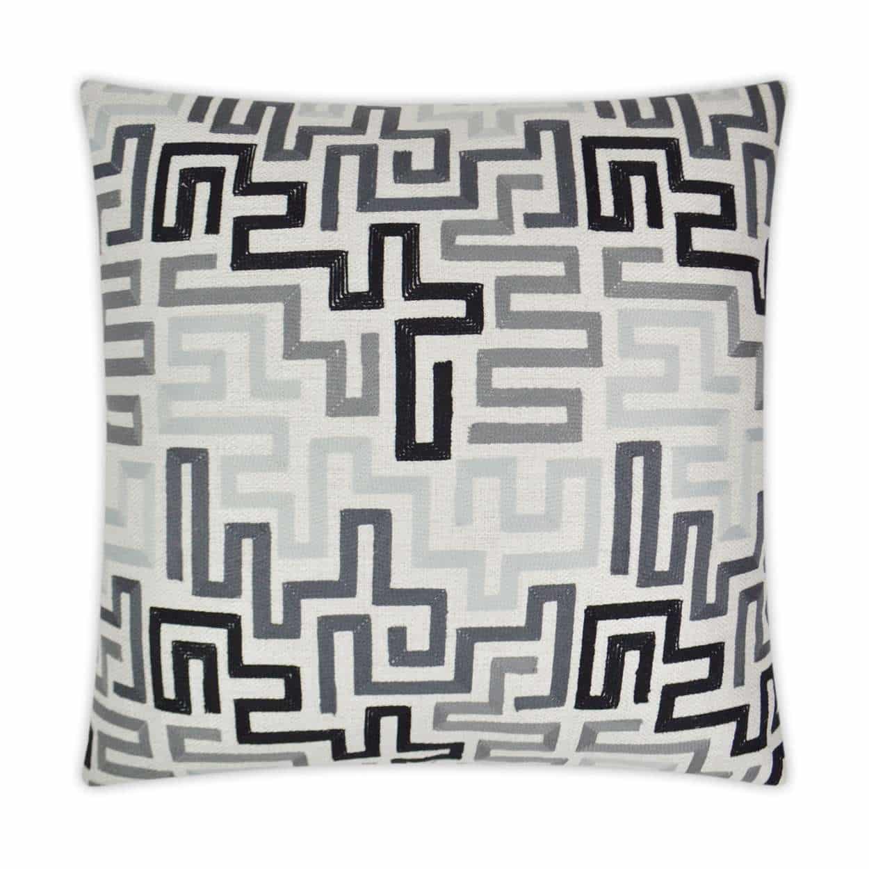 D.V. Kap Home Labyrinth Pillow - Alloy