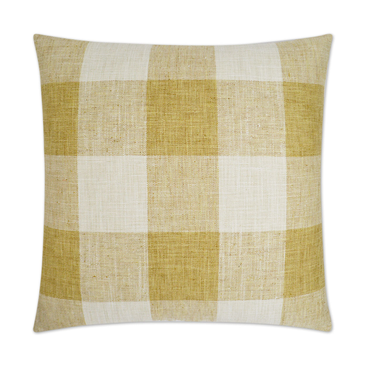D.V. Kap Home Check Please Pillow - Yellow