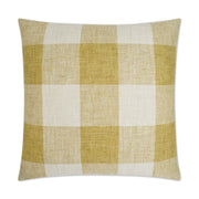D.V. Kap Home Check Please Pillow - Yellow