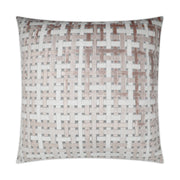 D.V. Kap Home Trellis Velvet Pillow - Blush