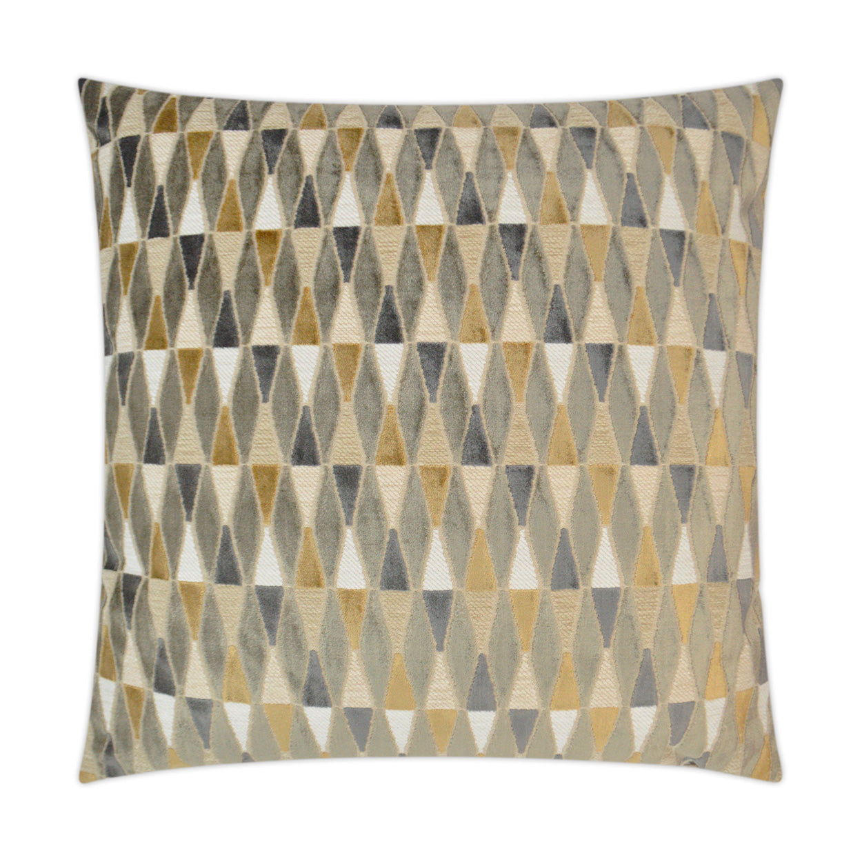 D.V. Kap Home Abrash Pillow - Mustard