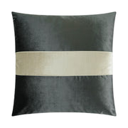 D.V. Kap Home Iridescence Band Pillow - Graphite