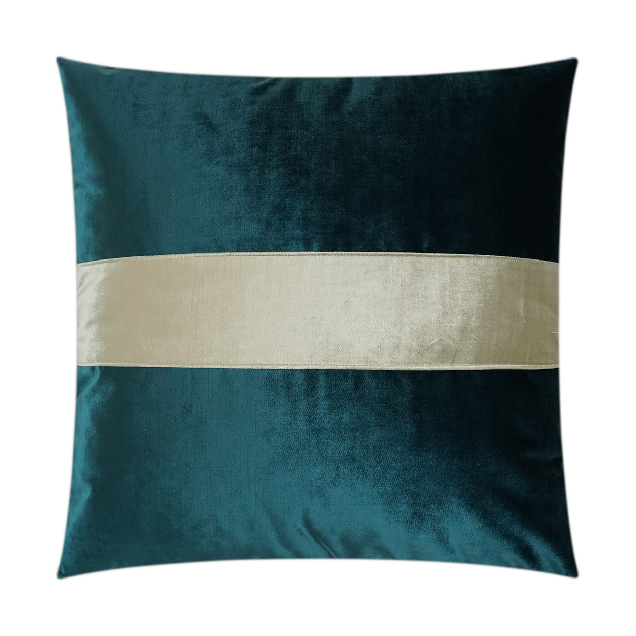D.V. Kap Home Iridescence Band Pillow - Peacock