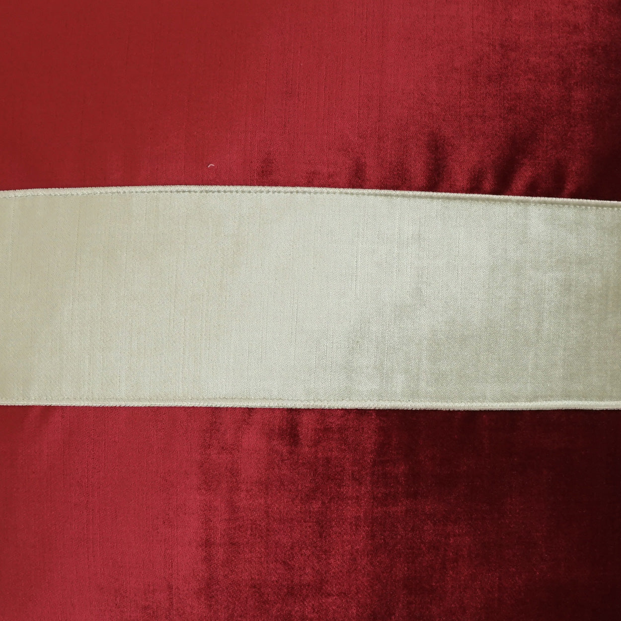 D.V. Kap Home Iridescence Band Pillow - Ruby